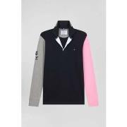 T-shirt Eden Park Polo manches longues marine