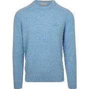 Sweat-shirt Gant Pullover Wool Blend Bleu Clair