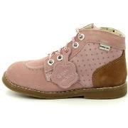 Bottines enfant Kickers Kouklegend Bont, Bottillons Fille, Rose,