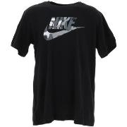 T-shirt enfant Nike K nsw tee club ssnl camo