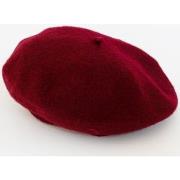 Chapeau Kebello Beret en laine Bordeaux F