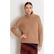 Pull Notshy Pull col roulé cachemire camel-048053