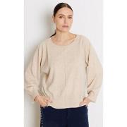 Pull Notshy Pull col rond cachemire beige-048050