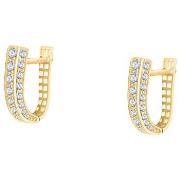 Boucles oreilles Cleor Boucles d'oreilles en or 750/1000 et zircon