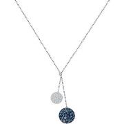 Collier Cleor Collier en Argent 925/1000 et Cristal Bleu