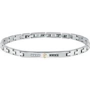 Bracelets Maserati Bracelet en acier et diamant