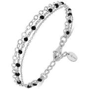 Bijoux Orusbijoux Bracelet Argent Triple Chaine Petite Perles Spinelle...