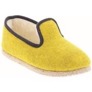 Chaussons Chausse Mouton - Charentaises TWEED - Jaune - Taille