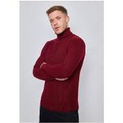 Pull Kebello Pull col roulé Bordeaux H