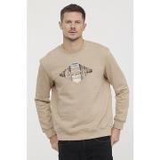 Pull Lee Cooper Sweatshirt ETILO Argile Beige