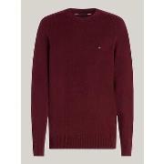 Pull Tommy Hilfiger MW0MW36535 LAMBSWOOL-TVY DEEP ROUGE HTR