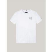 T-shirt enfant Tommy Hilfiger KB0KB09277 LS REG-YBS WHITE