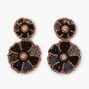 Boucles oreilles Lollipops Boucles d'oreilles noir Wonderful Flowers