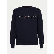 Polaire Tommy Hilfiger Sweat logo marine en coton bio