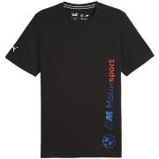 T-shirt Puma - T-shirt col rond BMW - noir