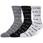 Chaussettes Huf Socks fuck it 3 pack