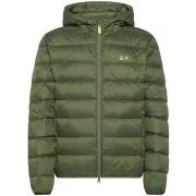 Gilet Sun68 GIACCA CAPPUCCIO UOMO VERDE SCURO R44101