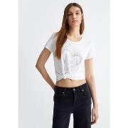 T-shirt Liu Jo T-shirt avec cœur et strass