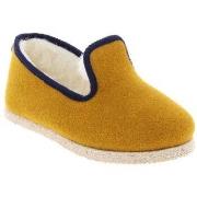 Chaussons Chausse Mouton - Charentaises TWEED - Jaune - Taille