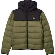 Blouson Lacoste Colour Block Quilted Puffer Jacket Khaki/Black