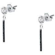 Boucles oreilles Cleor Boucles d'oreilles en argent 925/1000 et crista...