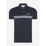 T-shirt Sergio Tacchini Nouveau polo supermac - noir quiet shade