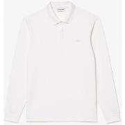 T-shirt Lacoste Polo Paris manches longues blanc