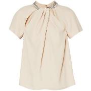 Blouses Liu Jo Top en georgette avec strass