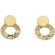 Boucles oreilles Brillaxis Boucles d'oreilles cercles martelés or