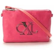 Sac Bandouliere Christian Lacroix Sac cuir Elyse 5 Rose/Orange