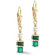 Boucles oreilles Coeur De Lion Boucles d'oreilles Festive Green