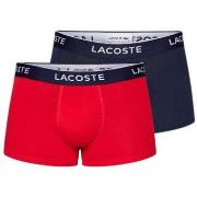 Boxers Lacoste PACK DE 2 BOXER COURTS CORE PERFORMANCE - MARINE/ROUGE ...