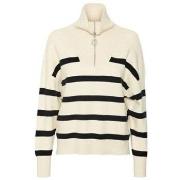 Pull Vero Moda PULL VMSABA STRIPE LS - BLACK / BIRCH - L