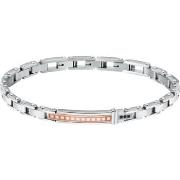 Bracelets Sector Bracelet en acier et zircon