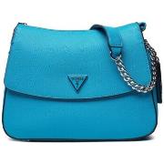 Sac Guess femme sac cordelia saffiano bleu océan