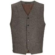 Veste Jack &amp; Jones 12262201 WINTER TWILL WAISTCOAT-SLATE