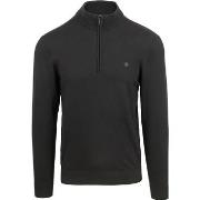 Sweat-shirt No Excess Pull Demi-Zip Noir