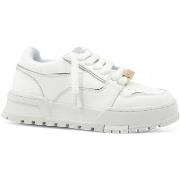 Chaussures GaËlle Paris Sneaker Donna Bianco Argento GACAM01121