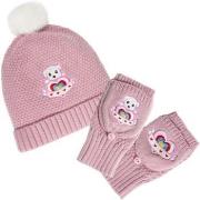 Gants enfant Isotoner Mitaines moufles Enfant 6/8 ans Soft Touch Rose