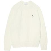 Sweat-shirt Lacoste Pull homme Ref 64010 XFJ Ecru