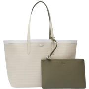 Sac a main Lacoste Sac cabas reversible Ref 63781 N90 Ecru Ka