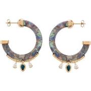 Boucles oreilles Hipanema Boucles d'oreilles Flavia blue