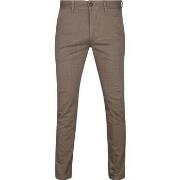 Pantalon BOSS Chino Slim Marron