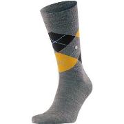 Chaussettes Burlington Laine Edinburgh Gris 6332