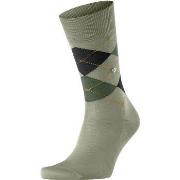 Chaussettes Burlington Chaussettes Manchester Carreaux Vert 7064