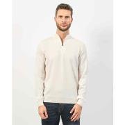 Pull BOSS Pull homme avec col en V et zip