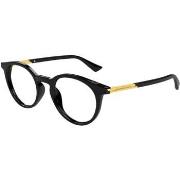 Lunettes de soleil Bottega Veneta BV1335OA Cadres Optiques, Noir/Trans...