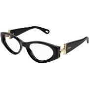 Lunettes de soleil Chloe CH0273O Cadres Optiques, Noir/Transparent, 53...