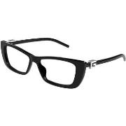 Lunettes de soleil Gucci GG1682O Cadres Optiques, Noir/Transparent, 53...