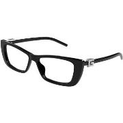 Lunettes de soleil Gucci GG1682O Cadres Optiques, Noir/Transparent, 53...